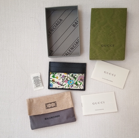 NEW Gucci x Balenciaga Hacker Project Flora Neo Classic Card Holder (Full Inc) - Picture 6 of 8